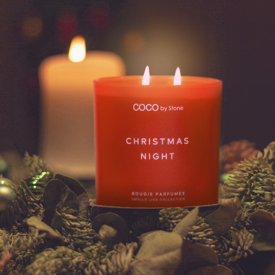StoneCandles's tweet photo. The Smells Like Christmas Night Candle by COCO by Stone is crafted to bring the artistry of slow, clean burning into your home, using a careful blend of natural waxes and artisan pouring techniques that help the fragrance carry evenly through your space. 🎄🕯️ https://t.co/kL2S6x0M90