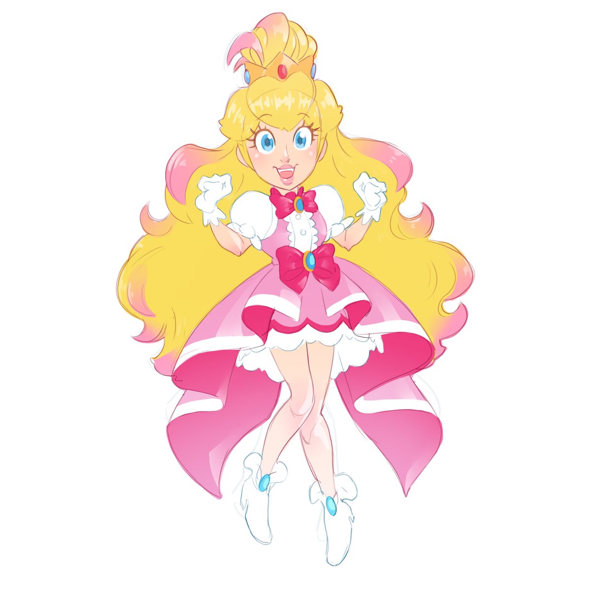 KordeliahMuneca's tweet image. A sketch of Peach in Cure Flora's outfit from Go Princess Prettycure!

My freetime is quite limited as I'm on day 5 of 7 days straight working two job, with job 3 being client work during my off time

Not so much time to do my own drawings