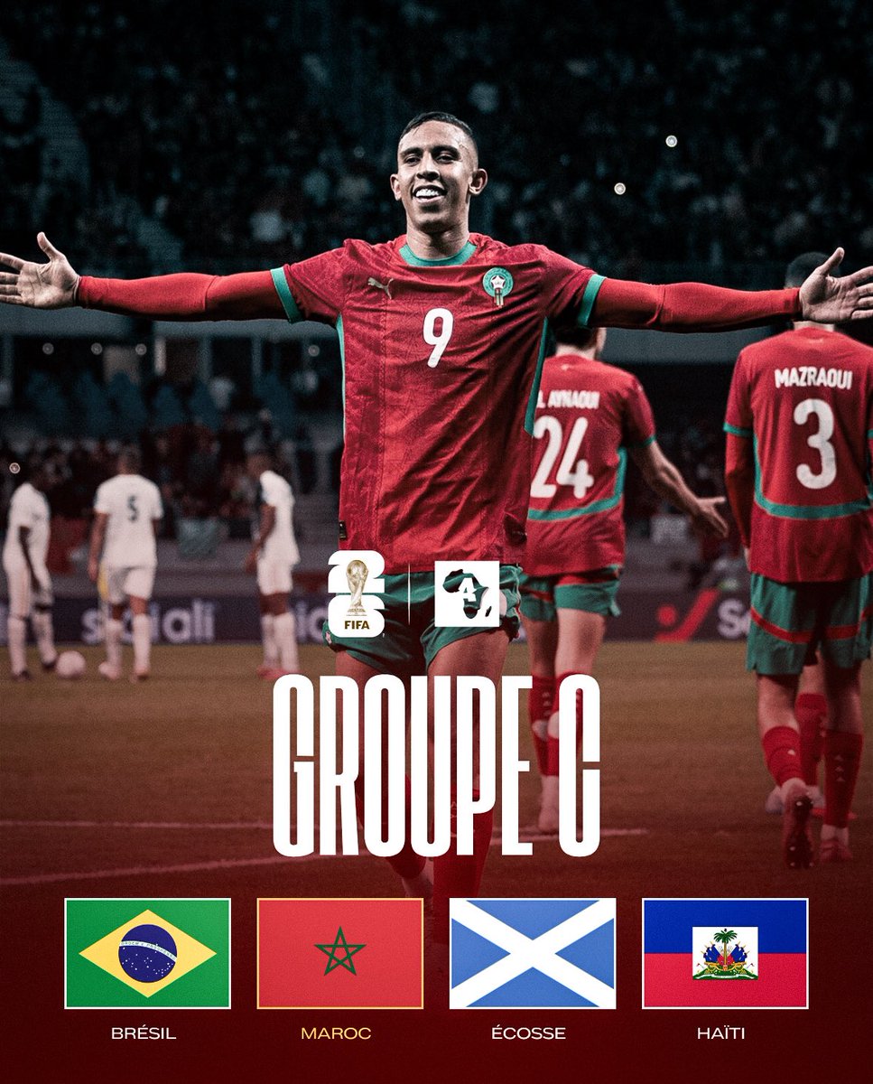 ActuFootAfrique's tweet photo. 🚨 𝑶𝑭𝑭𝑰𝑪𝑰𝑬𝑳 : Le GROUPE du Maroc 🇲🇦 pour la Coupe du Monde 2026 ! 🌍🏆 https://t.co/swYO4j52Mk