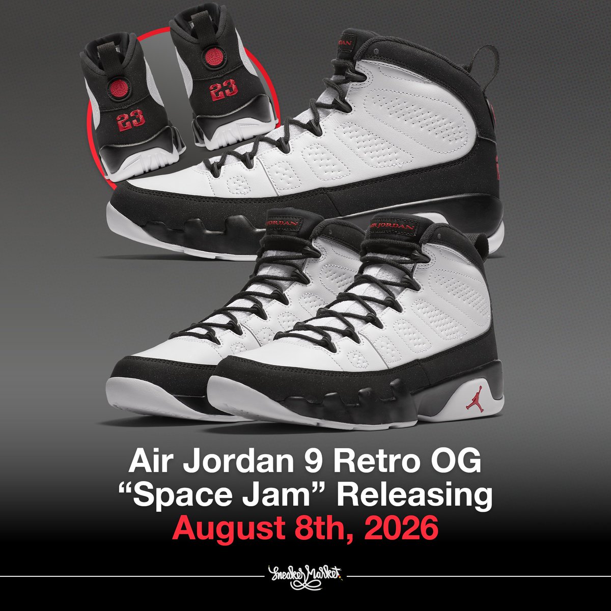 retro 9 space jam release date