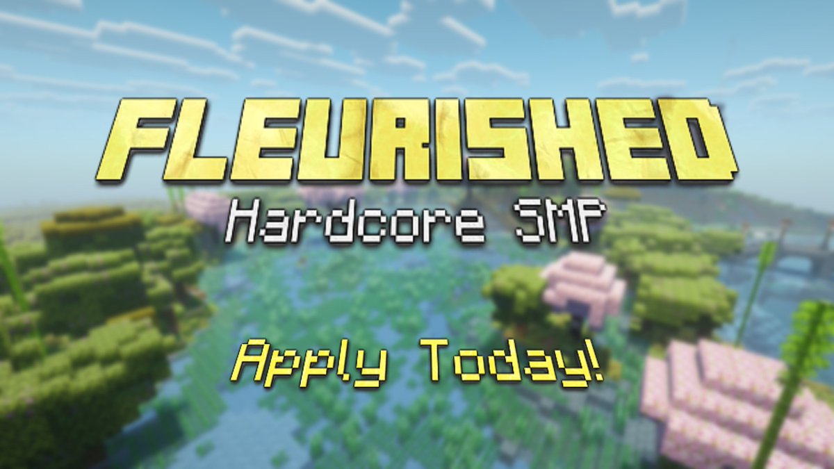 Shpired's tweet image. Would you like to be part of an engaging Minecraft experience? Do you wish to roleplay, build and interact with other players? And most importantly, do you think you have what it takes to survive?

Introducing Fleurished's Hardcore SMP!

Apply here: forms.gle/fLwAiw5r9Wq62d…