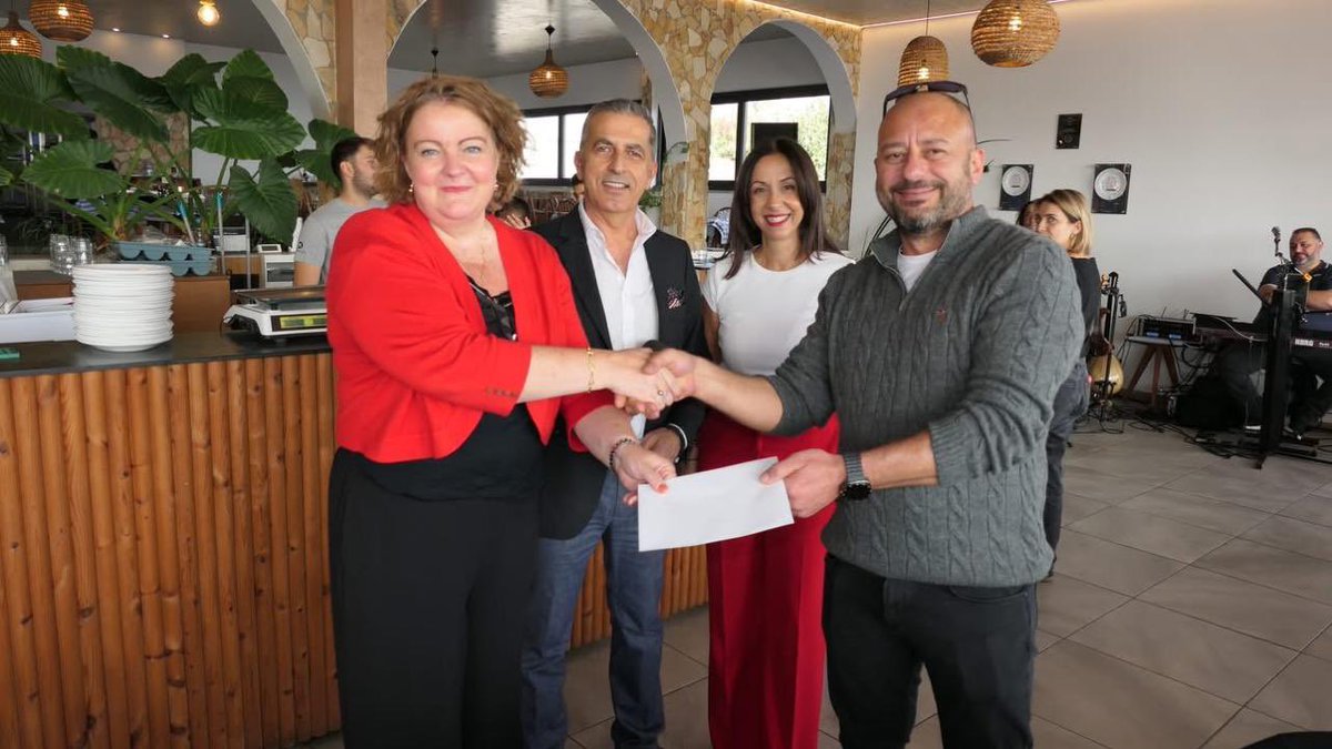 bfcyprus's tweet photo. Christmas brunch sees SBA Area Offices raise more than €2000 to support families in need.
#BritishBases #Cyprus #SBAA #ChristmasCharityBrunch https://t.co/MAyRCT7oKG