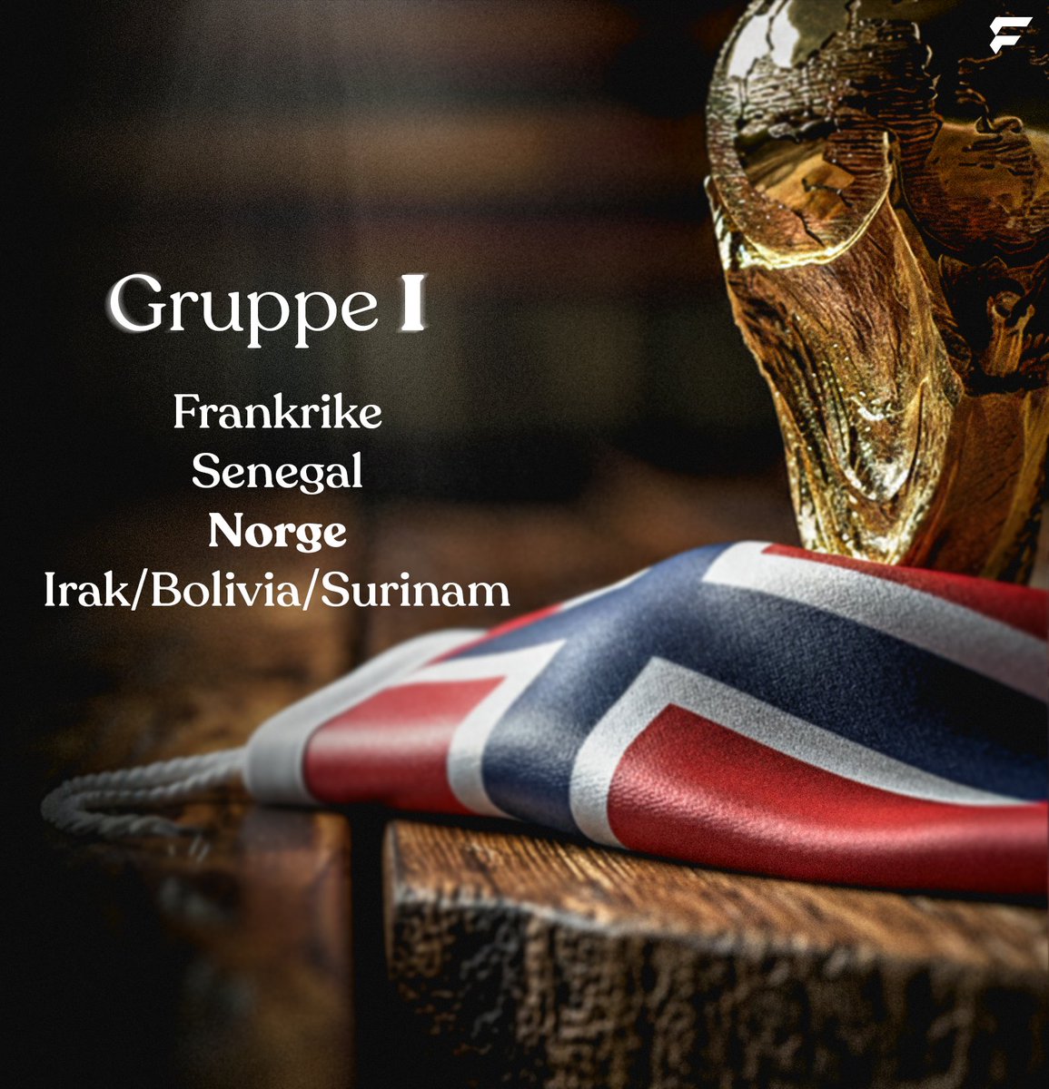 Norges gruppe i VM 2026.