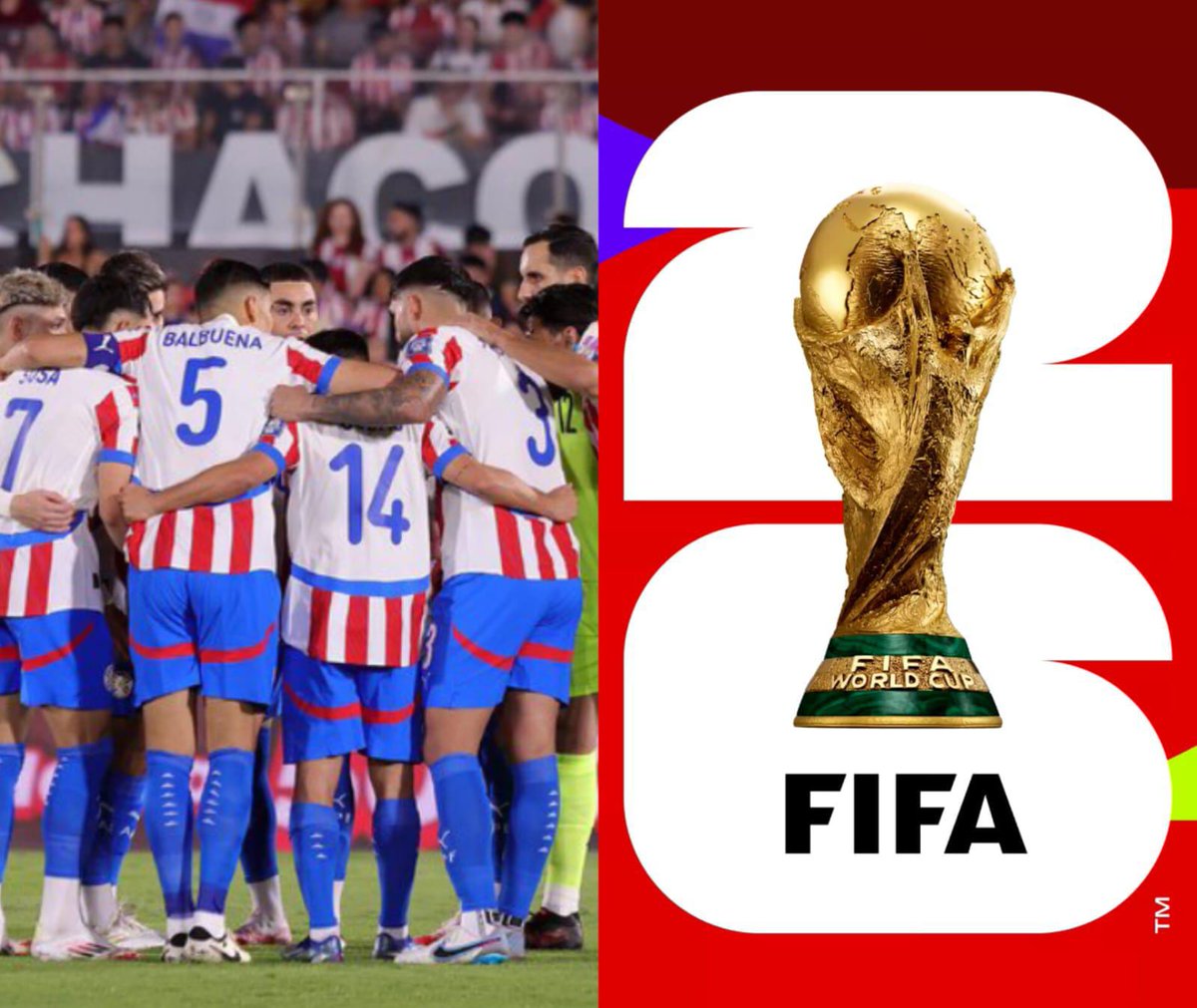 BrunoPont's tweet photo. Sorteo del Mundial 2026, Grupo de la Selección Paraguaya (D):

- Estados Unidos 
- Australia 
- Paraguay 
- Turquía/Rumania/Slovakia/Kosovo

95.5 FM @rockandpop955
1020 AM @nanduti 
96.1 FM CDE 660 AM CDE Itapirú.
#LaGranJugada https://t.co/f7abVqoTHu