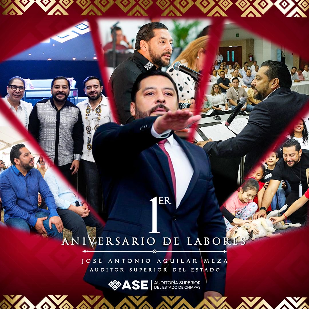 Primer Año de Gestión: Modernización y Confianza

Al cumplirse el primer año de gestión del Auditor Superior, José Antonio Aguilar Meza, la ASE Chiapas se consolida bajo una nueva visión: profesionalismo y transparencia real.
