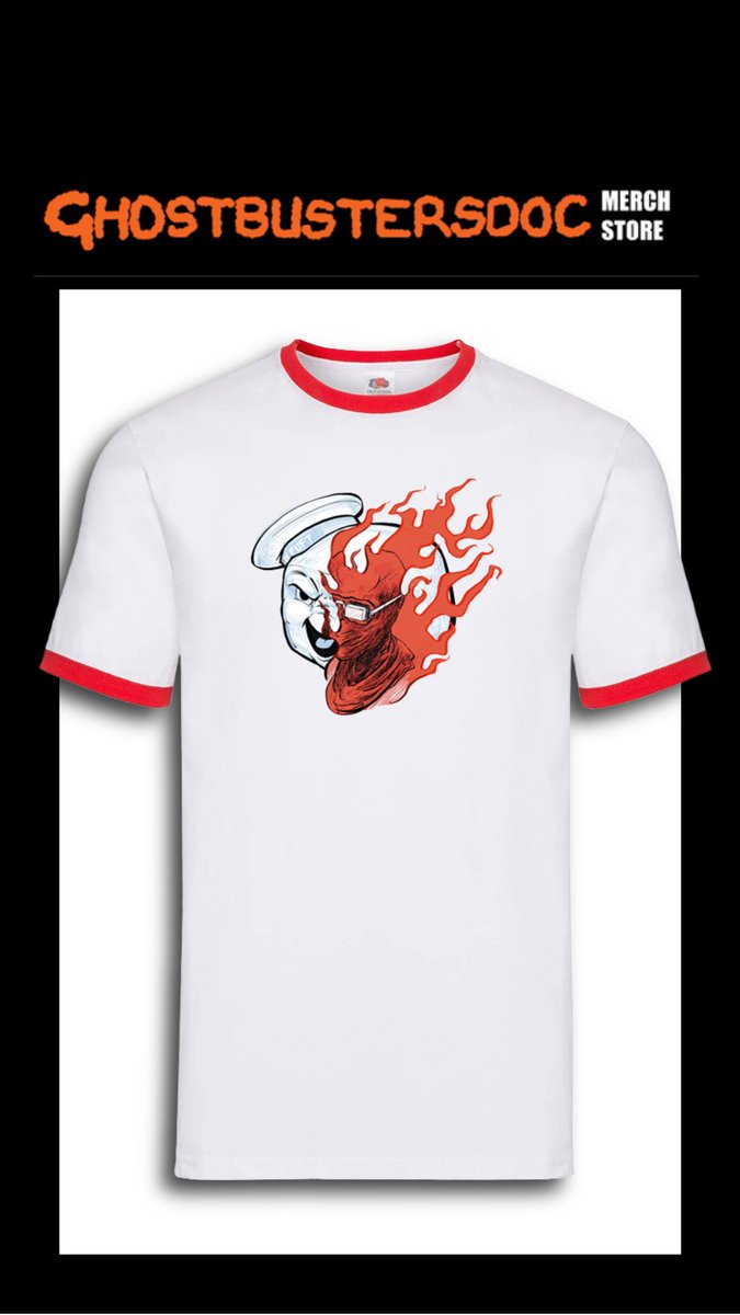 GhostbustersDoc's tweet photo. ‘Stay Puft on Fire’ our 2nd piece of artwork paying homage to some of our beloved #Ghostbusters characters on our new ringer #tees! 

Custom printed pls order early if you wish these to be #Christmasgifts .

🛍️🔗 https://t.co/kGqSvnMDxv https://t.co/gv2rbWQHif