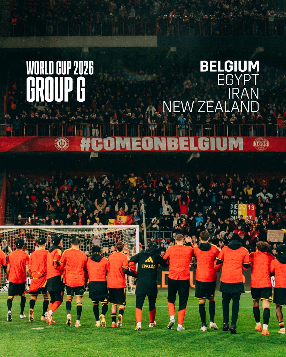 BelRedDevils's tweet photo. Our FIFA World Cup opponents confirmed. 🇮🇷🇪🇬🇳🇿 https://t.co/m3rDE9xA66