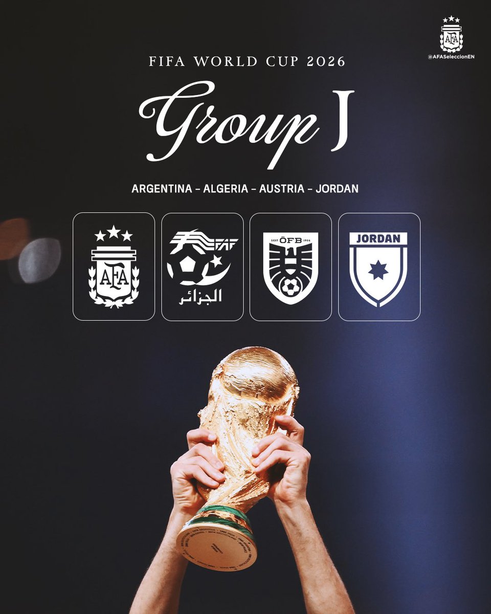 Take note, this is our 𝟮𝟬𝟮𝟲 𝗪𝗼𝗿𝗹𝗱 𝗖𝘂𝗽 𝗴𝗿𝗼𝘂𝗽! 🏆🇦🇷