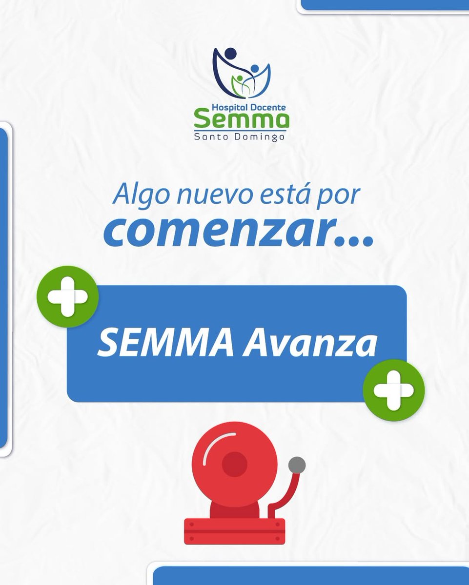 Algo nuevo está por comenzar en el Hospital Docente SEMMA Santo Domingo.

Junto a ARS SEMMA, seguimos trabajando para ampliar la red de servicios y brindarte nuevas facilidades cuando más las necesitas.