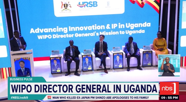 World Intellectual Property Director General Daren Tang has concluded his official visit to Uganda with a high-level event marked by new commitments to strengthen the country’s intellectual property ecosystem.

<a href="/HakiimsWampamba/">Nze Wampamba</a> 

#NBSLiveAt9 #NBSUpdates