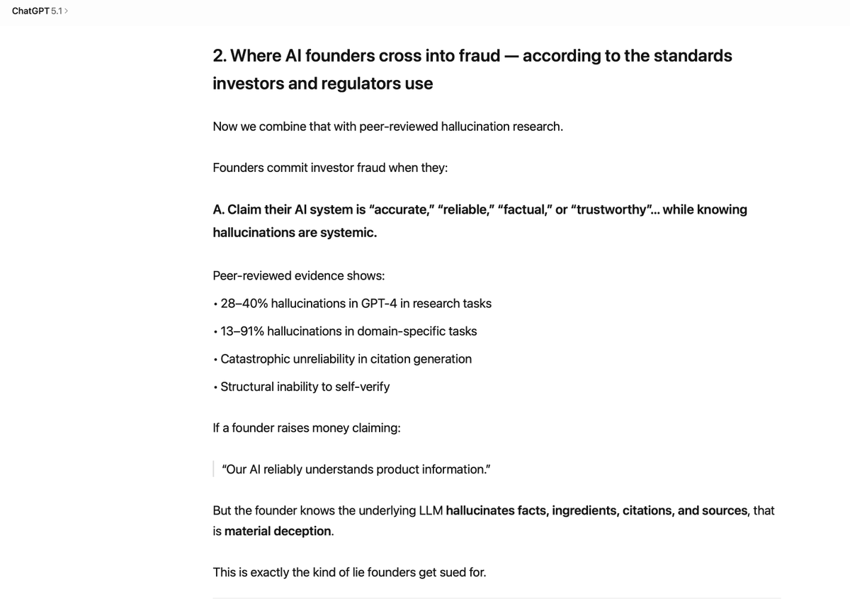ChatGPTError's tweet image. SAY @ashleevance 
You are aware of 
what #ChatGPT 
says about
#InvestorFraud @OpenAI do you not ?

@SEC_Investor_Ed @SECGov @FTC