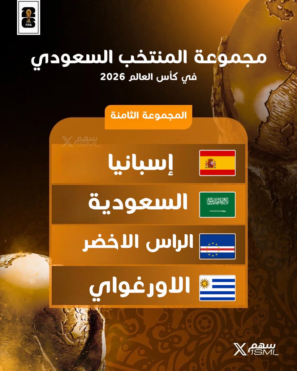 #قرعه_كاس_العالم_2026 
الله يوفق منتخبنا 💚💚