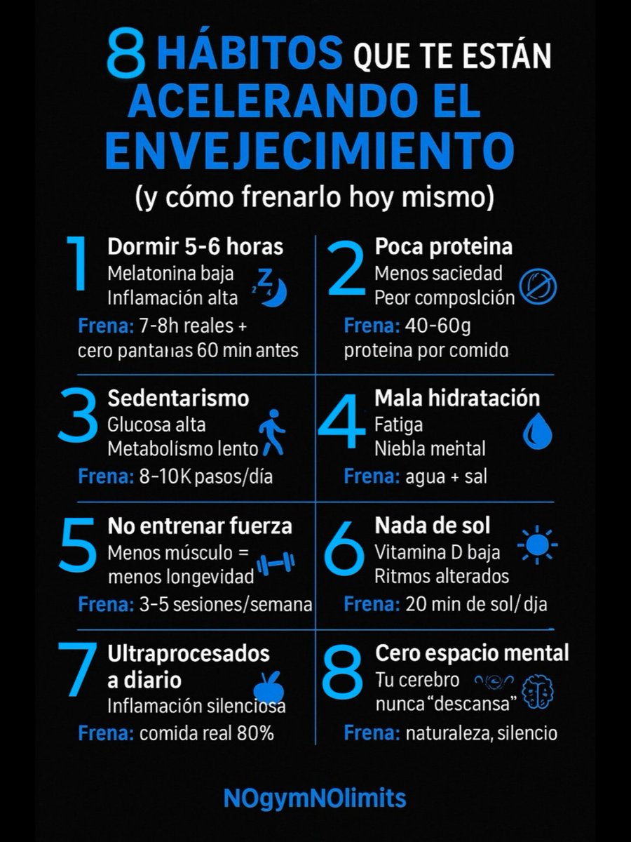 Aviso para la muchachada de esta comarca : 8 hábitos que están acelerando tu envejecimiento (y cómo frenarlo desde hoy).