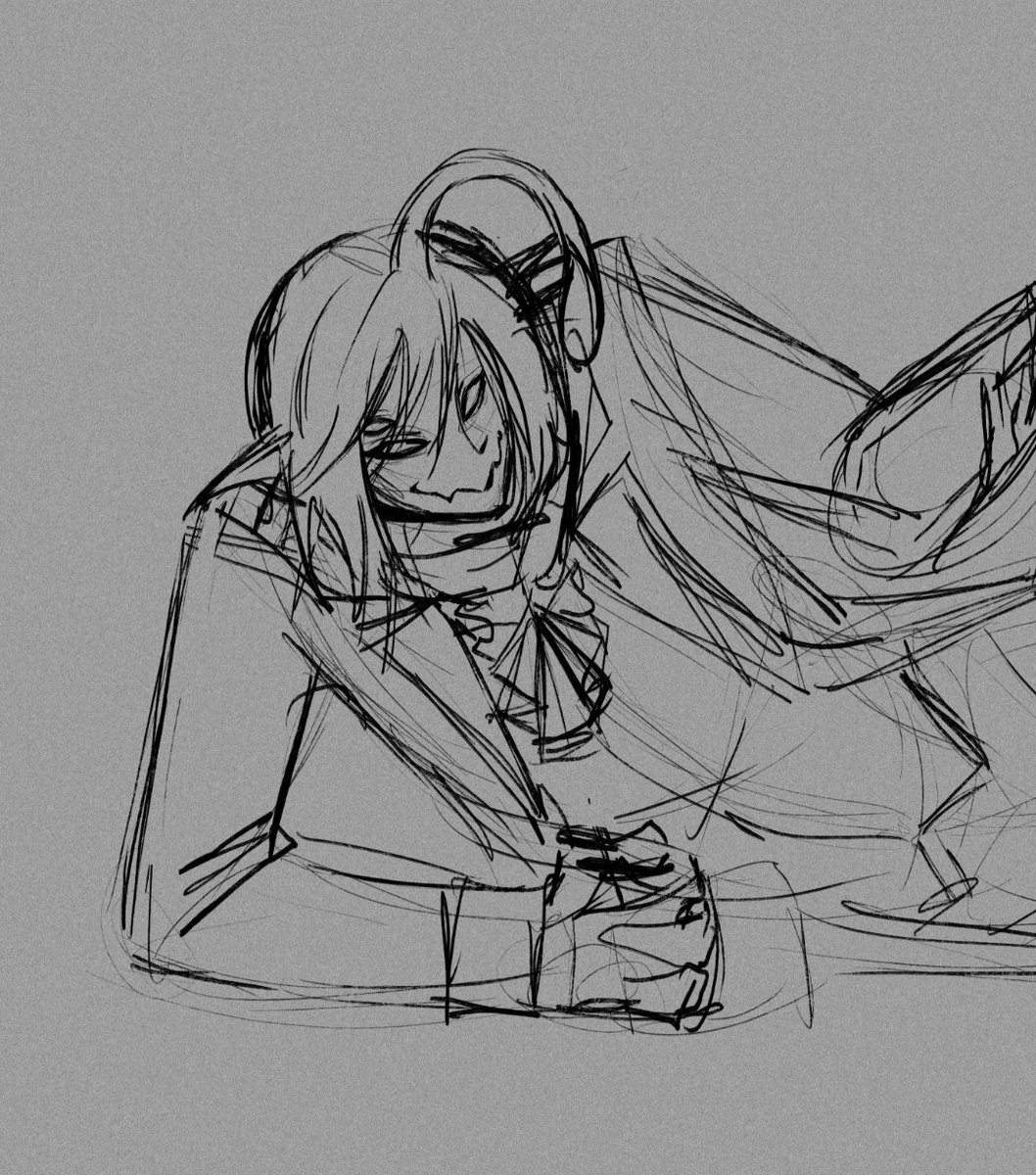 these are some old sketches. wasn't going for proper anatomy or anything — just messing around