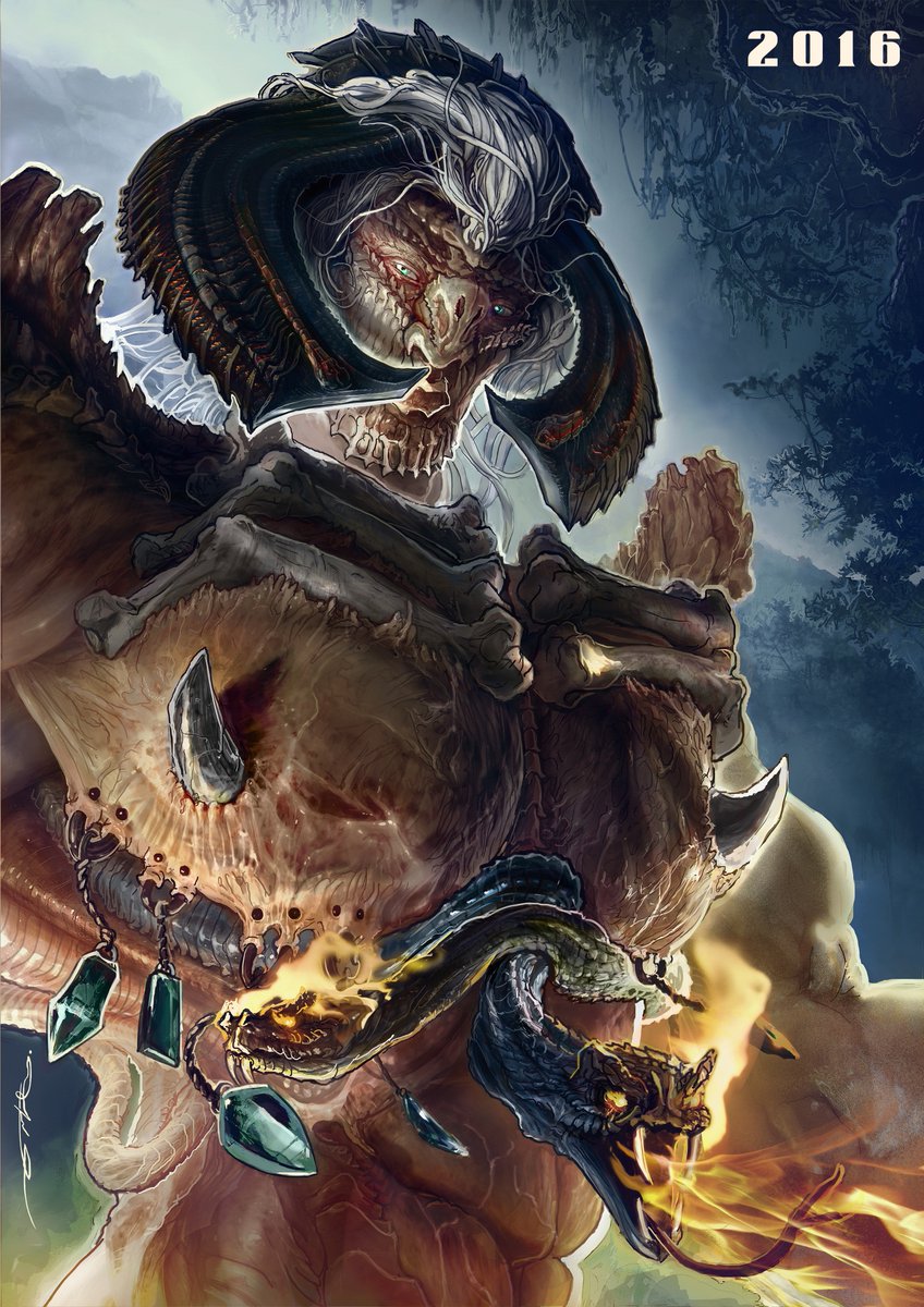 ertacaltinoz's tweet image. "Nephilim" by me.
I first drew Nephilim in 2008, then I revised it in 2016. 

Now I revisit the artwork one more time. 
Hope you guys like it.

#Nephilim #PersonalWork
