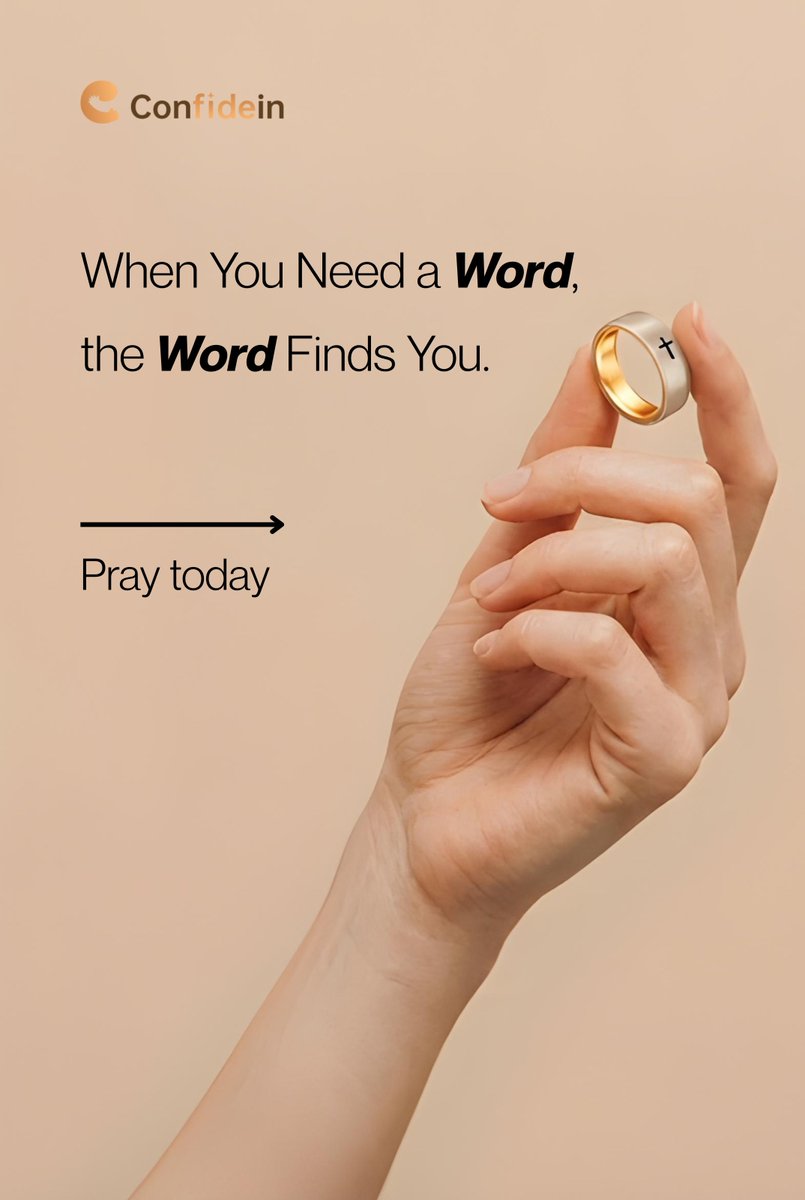 Confidein_ring's tweet photo. A Ring That Prays With You.

#Confidein #PrayerRing #ChristianGift https://t.co/bqTIq0P2au