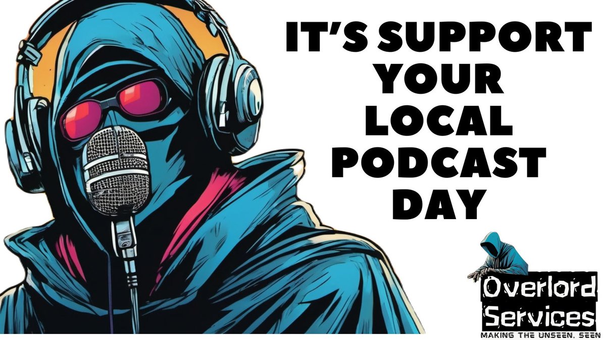 Pcast_ol's tweet photo. Today is...

Support your local podcaster day!!

⏩  Follow their account RT their pinned tweet

⏩  Give their show a listen and follow up with a review.  

⏩  Check out their website.

⏩ Let US know about them.

team: @tpc_ol @pds_ol @wh2pod @movies_ol @sports_ol @cbc_ol https://t.co/zWTD69G1Zb