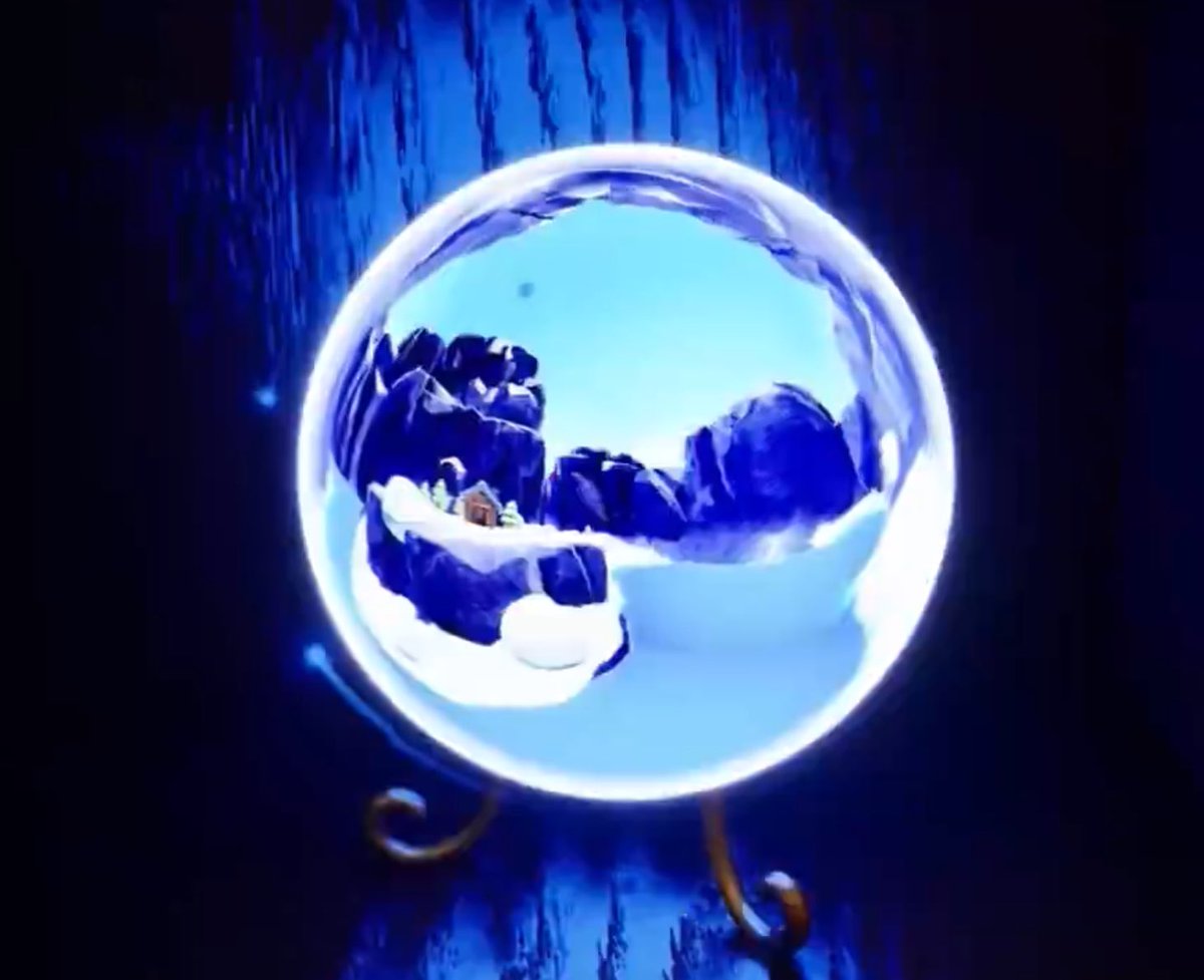 i haven’t seen anyone pointing this out in the “ trailer “ yet . . snowglob ??? what