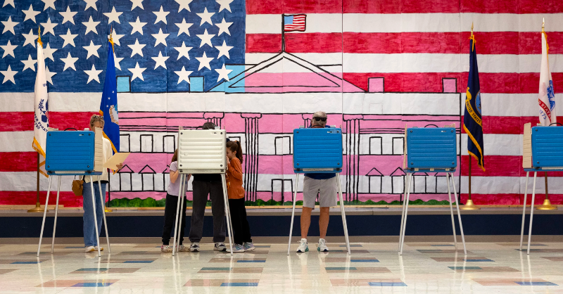 DeclareNews's tweet photo. The polls this century and rhetoric this year around congressional redistricting tell us something fundamental, writes @PatMcCroryNC: Trust in the election process rises and falls depending on who wins.

"That’s not sustainable in a constitutional republic."
