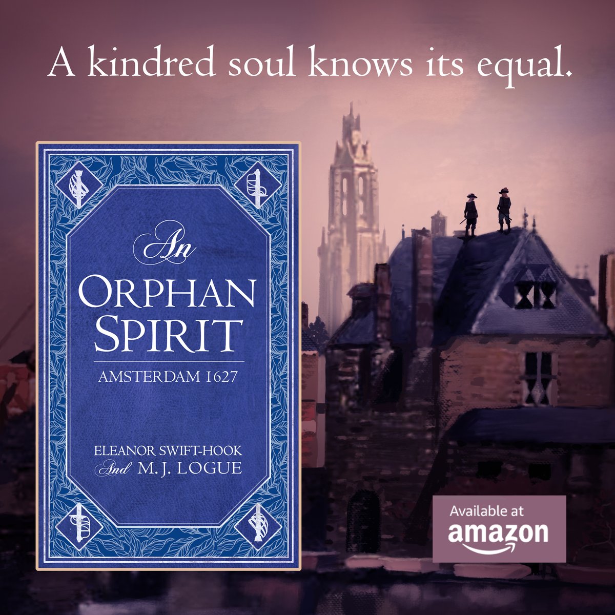 Hollie Babbit and Philip Lord, two unlikely lads, meet in Amsterdam—one married to a respectable tavern keeper, the other on a mission of espionage...  

M J Logue and Eleanor Swift-Hook, two like minded authors, tell their tale...
   
#historybookposts
mybook.to/Amsterdam1627