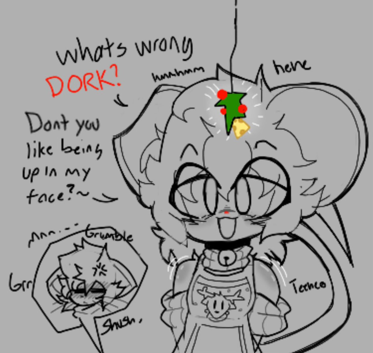 Mimi finally found a way to get back at Omen's shy ass after all the bullying
(Mimi owned by <a href="/prudmic/">Mimi 🧡</a>)