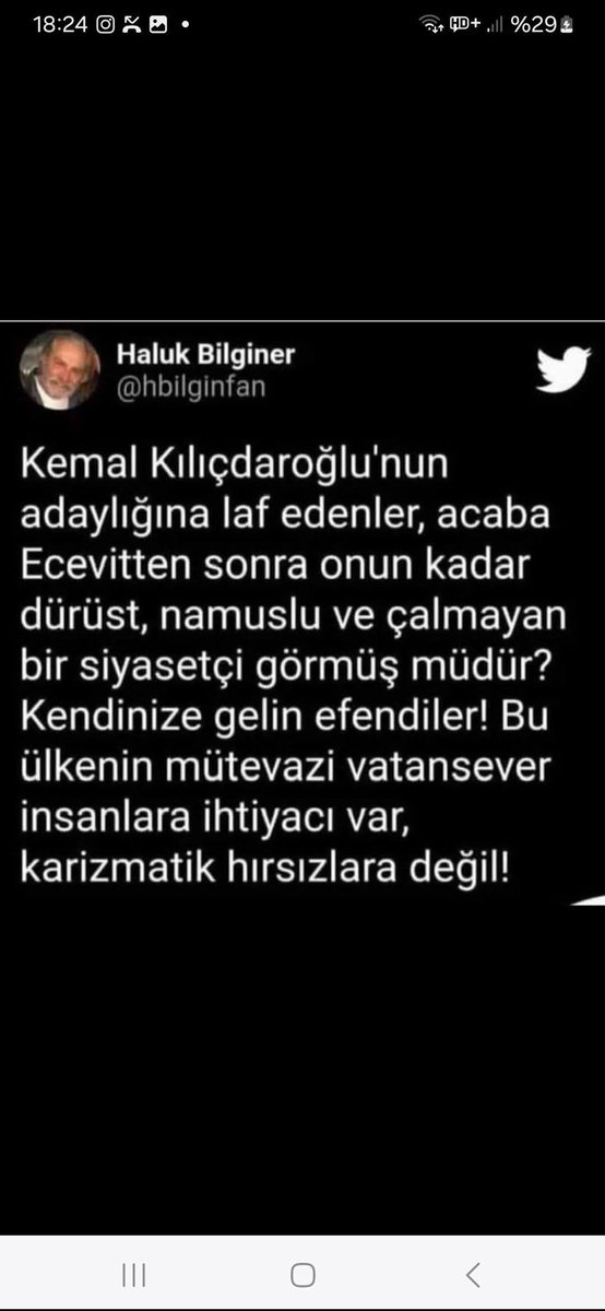 Günün en güzel paylaşımı. Teşekkürler 
#HalukBilginer 👏👏👏