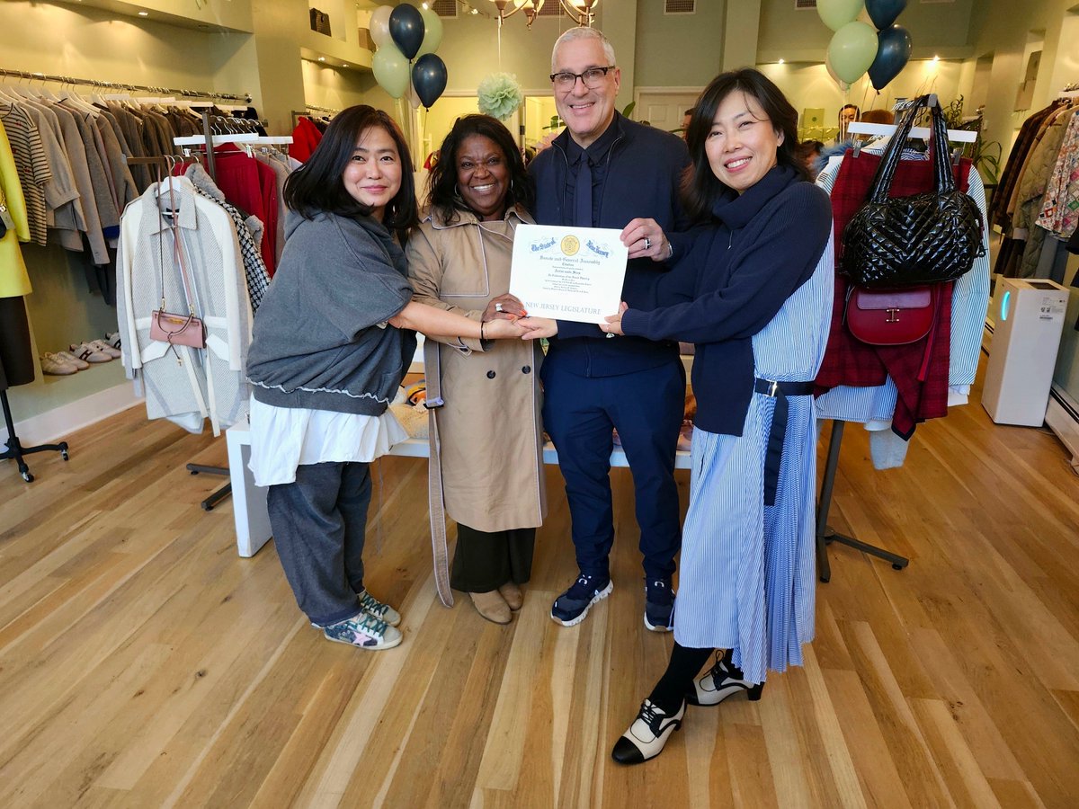 NJLD37's tweet image. Congratulations on your grand opening Artist Made Shop! The LD37 team recognized Bergen County’s newest business with a citation from the legislature. We wish you nothing but success on this new venture!