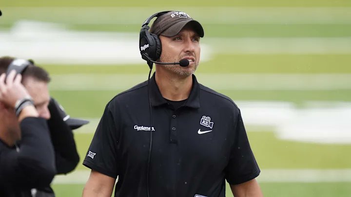 SteveJonesPSU's tweet photo. @MarkWogenrich from https://t.co/9FHThZLd29 joined Steve in hour 1 of today's Steve Jones Show and gives his thoughts on Matt Campbell, the new Penn State head coach target. Listen here:  https://t.co/TU18jFVqR5 https://t.co/b6rpXKQRUV