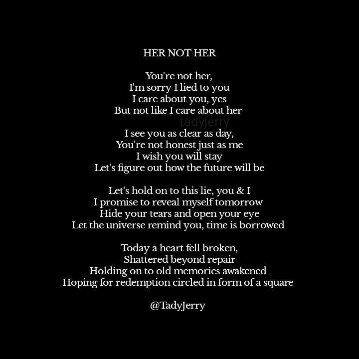 Writing atleast 1 poem weekly till the year runs out. 🥂

Week 49/52

#52WeeksWritingChallenge