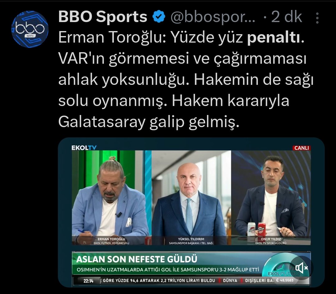 #MehmetTürkmen #Samsunspor #TFF