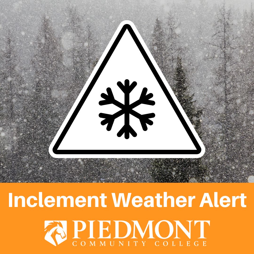 piedmontcc's tweet photo. All PCC locations will open at 10 a.m. on Saturday, December 6. https://t.co/YW9T1PBaez