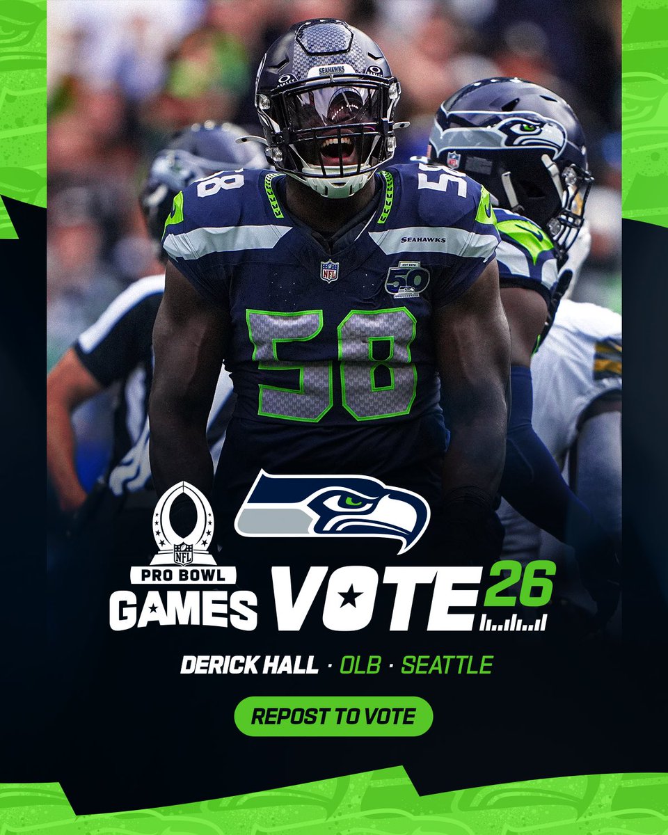 #ProBowlVote + <a href="/derick_hall9/">Derick Hall II</a> 
Repost To Vote For Your Guy! 🖤
