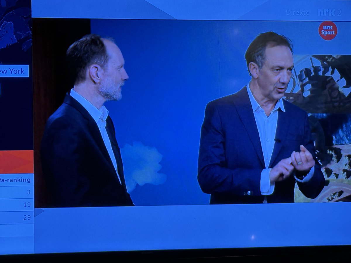 Rett i NRK-studioet for Thomas Tuchel.