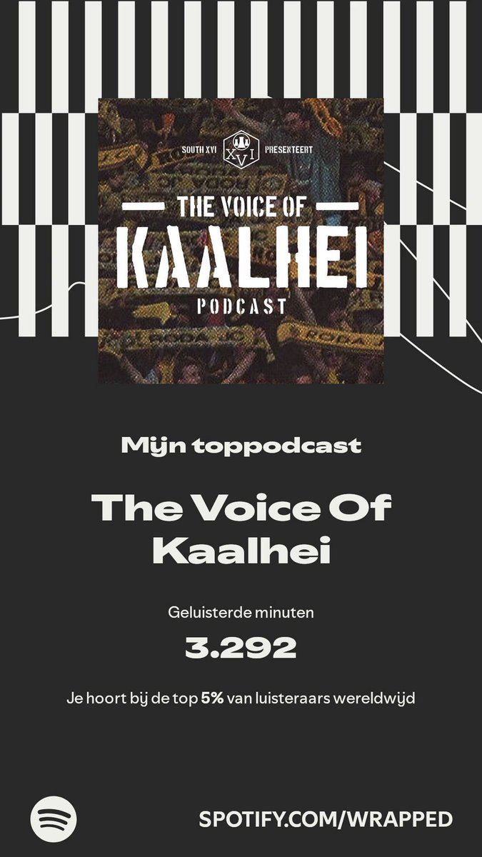 The Voice Of Kaalhei kreeg mijn eerste plek. Ontdek meer in mijn #SpotifyWrapped. 
spotify.com/wrapped-share/…