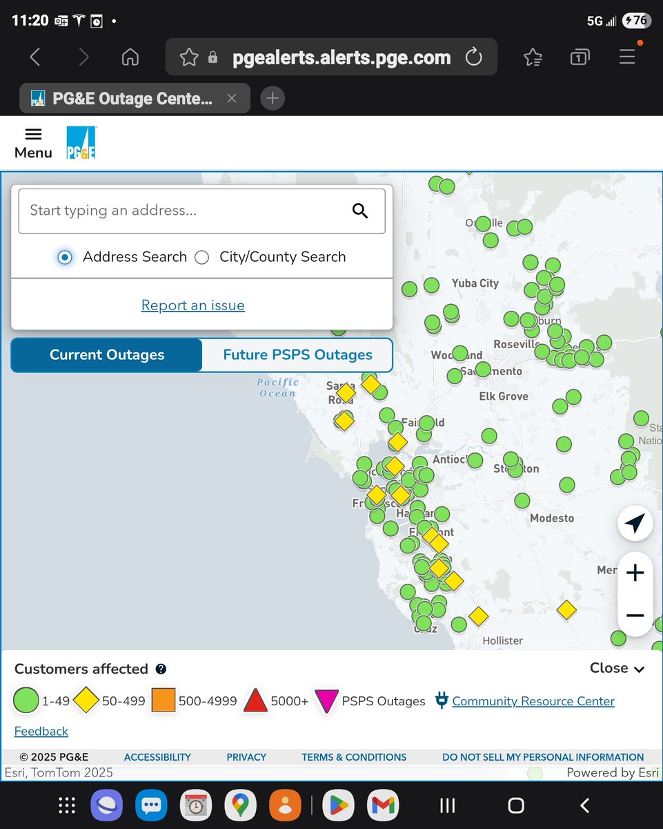California - supposedly 4th largest global economy (says Grok). And here is current #electricity supply from <a href="/PGE4Me/">Pacific Gas & Electric</a>