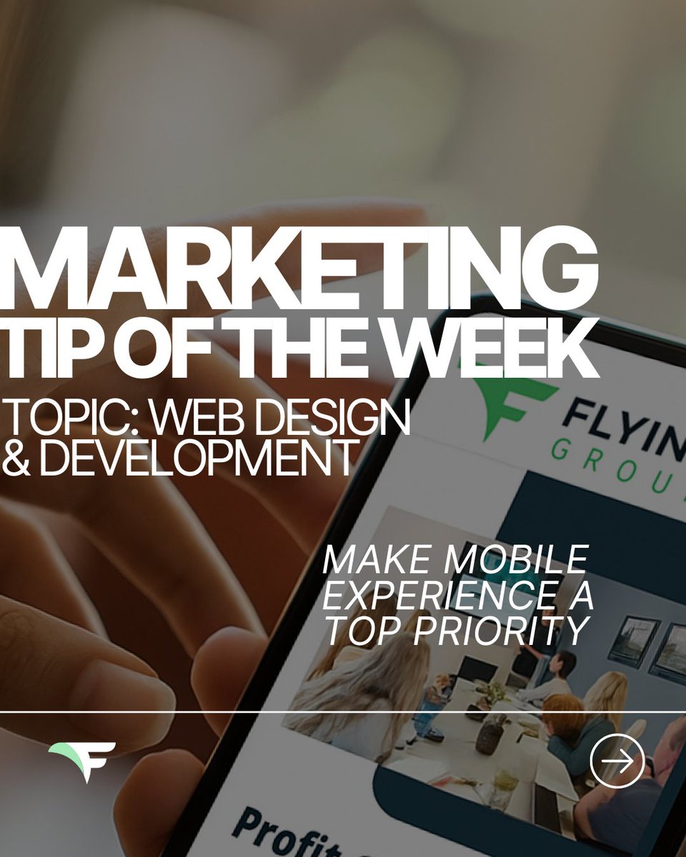flyingvgroup's tweet image. Most users visit your site from their phone, which means mobile experience is no longer optional.

Explore our approach to mobile optimized web design: vist.ly/4hedz

#WebDesign #MobileDesign #UserExperience #ResponsiveDesign #DigitalStrategy