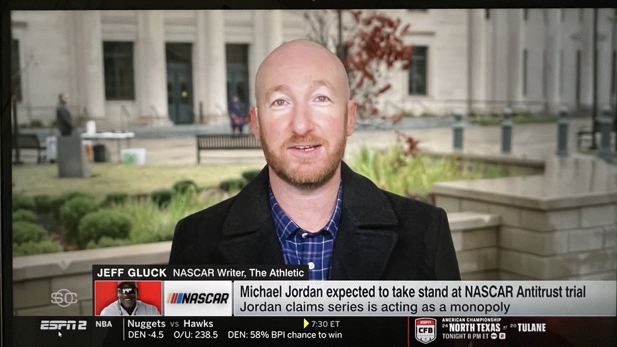 JGR23XIFan's tweet image. We love to see ⁦⁦@jeff_gluck⁩ on SportsCenter