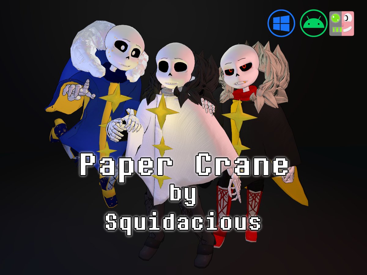 Squidacious1's tweet photo. Paper Crane Redux is here!
He's majorly updated since I first released him 2+ years ago. Facetracking, new meshs, blendshapes, toggles, and AUs, etc.!
Please check replies for all the shop links where he will be available!
#UTAU #vrchat #3dmodel #papercrane https://t.co/jHv6L6m71P