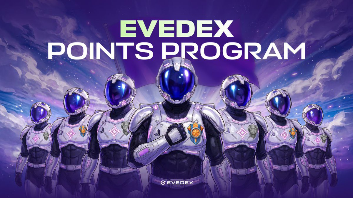 EVEDEX's tweet image. The EVEDEX Points Program is live. ☂️

Your activity was always valuable. Now it’s visible.