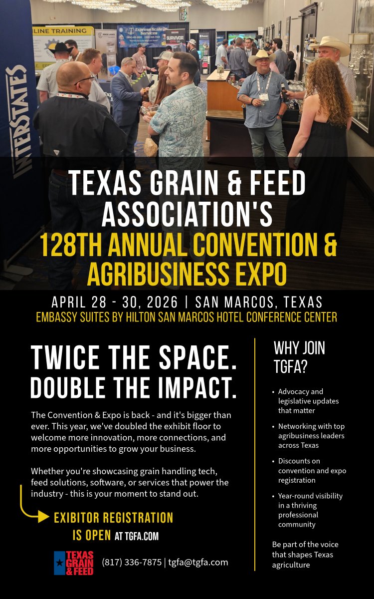 Texas Grain and Feed Association tweet media
