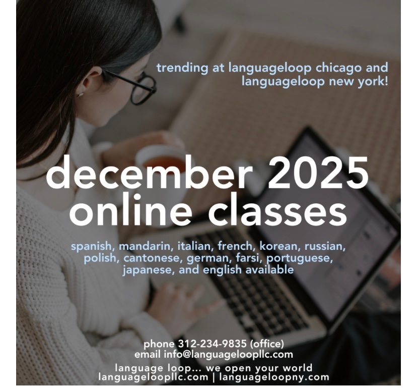 LanguageLoop's tweet image. save $$ when you enroll in any online language program @languageloop ✔️

all levels welcome - free level evaluation with appointment 

native tutors only

for scheduling options and course options, contact us ☺️

#LANGUAGE #foreignlanguages #chicago #nyc #OnlineClasses…