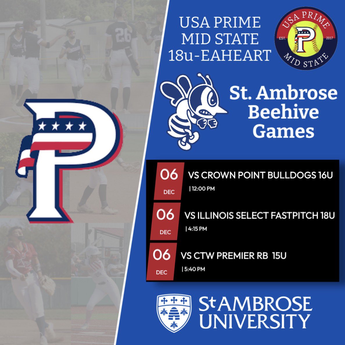 USA Prime Mid-State Fastpitch 18u tweet media