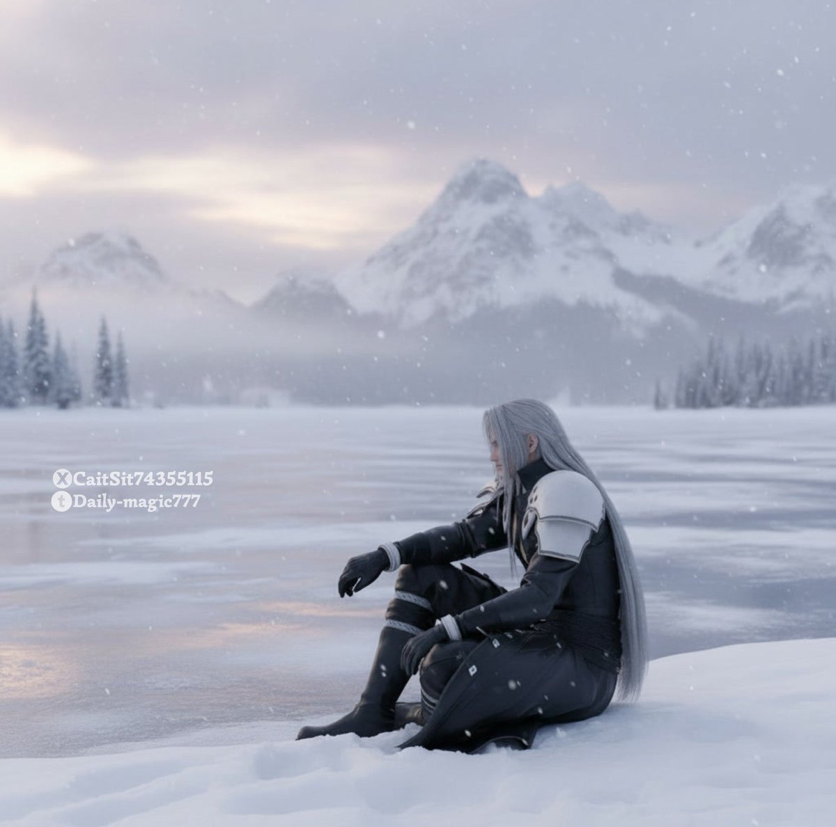 CaitSit74355115's tweet photo. #Sephiroth #seph #sephy #sephi #ff7 https://t.co/6J7uhw97Sh