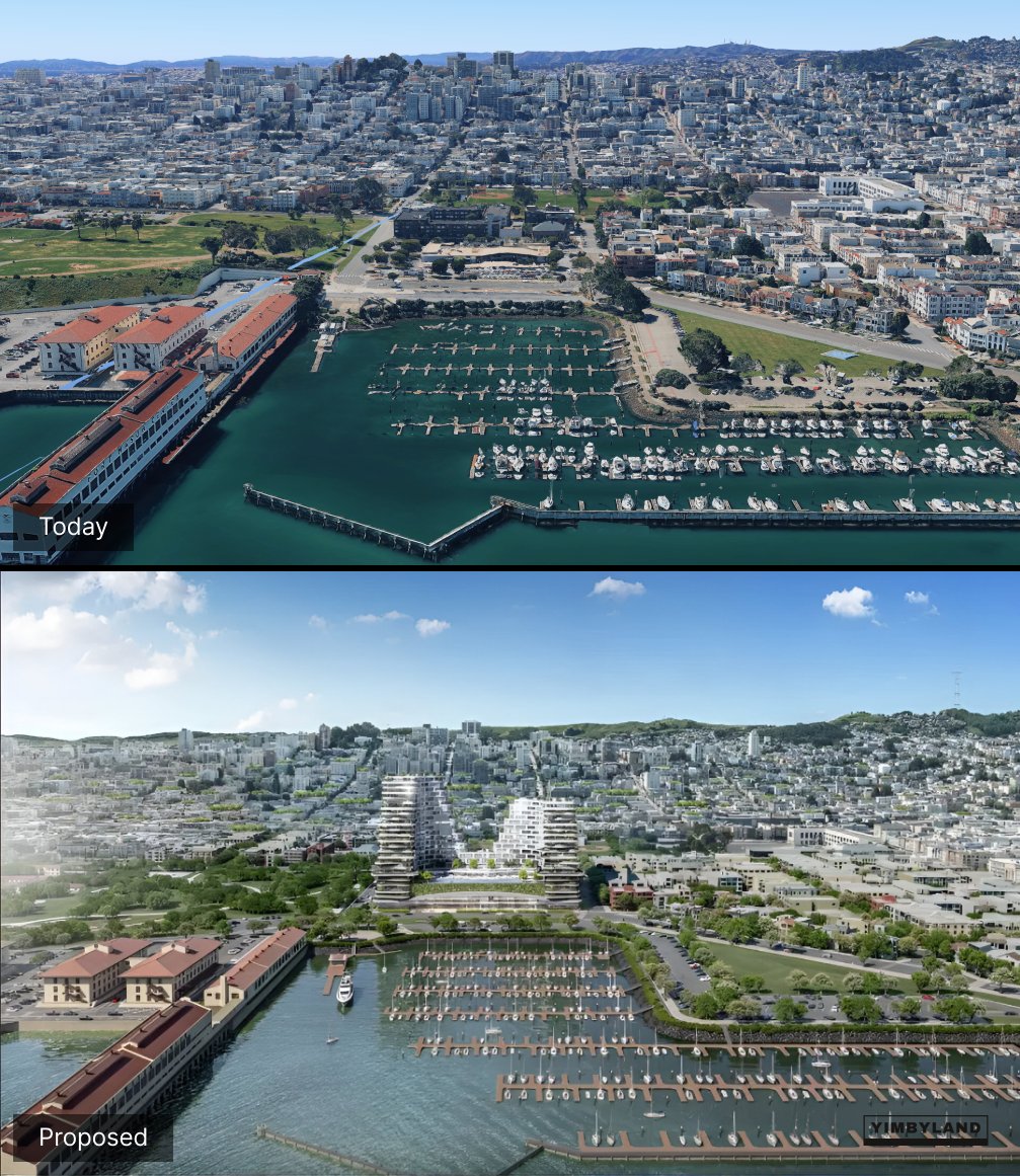 YIMBYLAND's tweet photo. This project is awesome. It would turn an old single-story Safeway grocery store into an iconic mixed use gem. Check out these stats:

- 790 new housing units (86 affordable)
- 88 studios
- 132 two-bedroom units
- 85 three-bedroom units (!!!)
- 50% larger Safeway on ground floor https://t.co/SCp2Kvj2G1