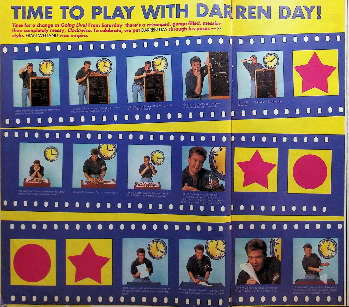 TvDidYouSee's tweet photo. #OnThisDay 9 January 1991 - FAST FORWARD
BEAT THE CLOCK! Time to play with #DarrenDay.
NEW KIDS ON THE HILL - Meet #GrangeHill's Richard, Fran and Nick.
SKOOL REPORT - George A Cooper, aka Mr Griffiths.
BEING LEONARDO! . . . It's Turtley Awesome Dudes! https://t.co/a5YrEhxHqd