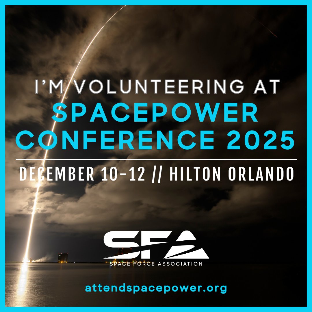 Alluvionic's tweet image. Alluvionic’s Jason Havel will be attending and volunteering at the Space Force Association's SpacePower Conference next week—be sure to say hi if you spot him!
#SPC25 #SpacepowerConference and #SFA #Alluvionic