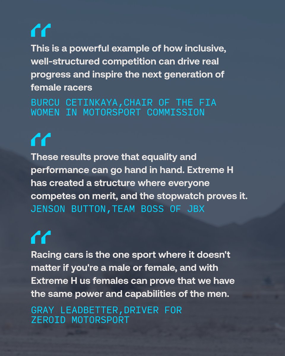 Extreme E & H tweet media