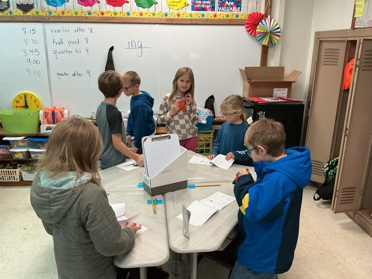 M19_MES's tweet image. Mrs. Helf's 2nd class at MES celebrated their opinion writing unit with a snack while reading everyone's final piece.  #19EveryStudent #MESProud