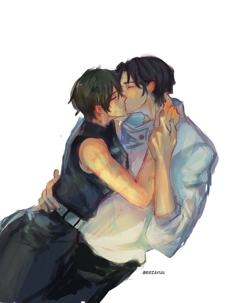 I don’t wanna be your friend, i wanna kiss your neck. 
#yutamaki #jjk