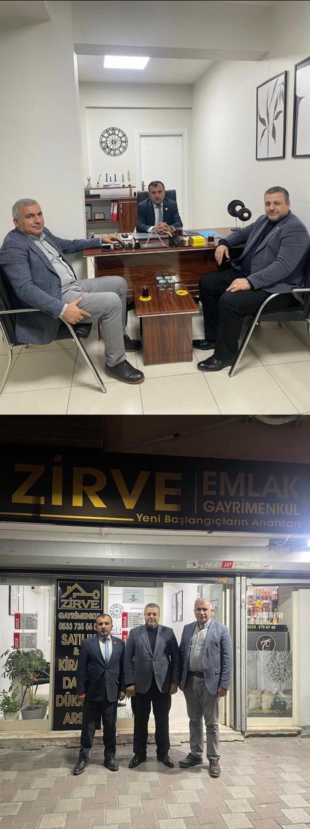 Fevzi Çakmak Mahalle muhtarımız Sn.Turgay Özer ve Tuna Mahalle eski muhtarı Sn. Mehmet Doğan ziyaretlerinden dolayı kendilerine teşekkür eder, işlerinde başarılar dileriz.